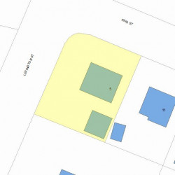 5 King St, Newton, MA 02466 plot plan