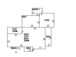 20 Wimbledon Cir, Newton, MA 02465 floor plan