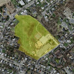 171 Pine St, Newton, MA 02466 aerial view