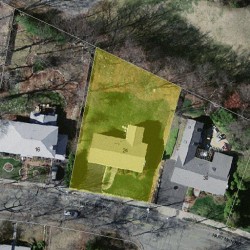 24 Hartman Rd, Newton, MA 02459 aerial view