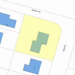 5 Bemis Rd, Newton, MA 02460 plot plan