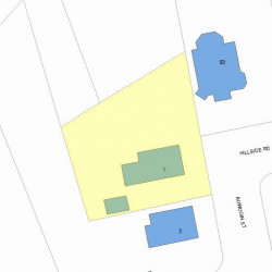 1 Bowdoin St, Newton, MA 02461 plot plan