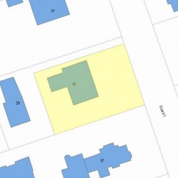 31 Elm St, Newton, MA 02465 plot plan