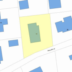14 Phillips Ln, Newton, MA 02460 plot plan