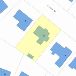 30 Mccarthy Rd, Newton, MA 02459 plot plan