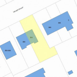 854 Watertown St, Newton, MA 02465 plot plan