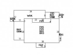 258 Mill St, Newton, MA 02460 floor plan