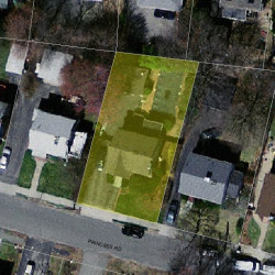 33 Princess Rd, Newton, MA 02465 aerial view