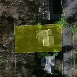 92 Lovett Rd, Newton, MA 02459 aerial view