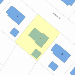 20 Locksley Rd, Newton, MA 02459 plot plan