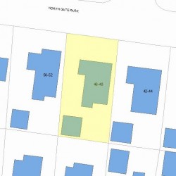 46 Gate Park, Newton, MA 02465 plot plan