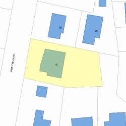 45 Pine Crest Rd, Newton, MA 02459 plot plan