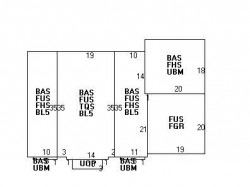 21 Wimbledon Cir, Newton, MA 02465 floor plan