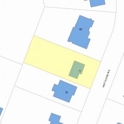 71 Beethoven Ave, Newton, MA 02468 plot plan
