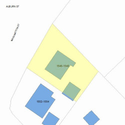 1548 Washington St, Newton, MA 02465 plot plan