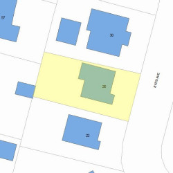 26 Byrd Ave, Newton, MA 02465 plot plan