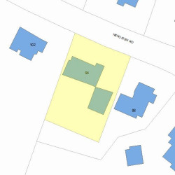 94 Nehoiden Rd, Newton, MA 02468 plot plan