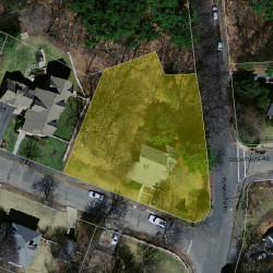 11 Endicott St, Newton, MA 02461 aerial view