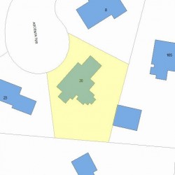 20 Ascenta Ter, Newton, MA 02465 plot plan