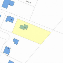 30 Cummings Rd, Newton, MA 02459 plot plan