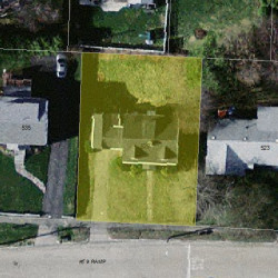 529 Boylston St, Newton, MA 02459 aerial view