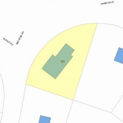 160 Varick Rd, Newton, MA 02468 plot plan