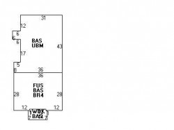 556 Ward St, Newton, MA 02459 floor plan