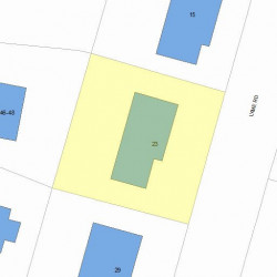 23 Lyme Rd, Newton, MA 02465 plot plan