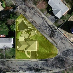 49 Clifton Rd, Newton, MA 02459 aerial view