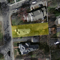 76 Harvard St, Newton, MA 02460 aerial view