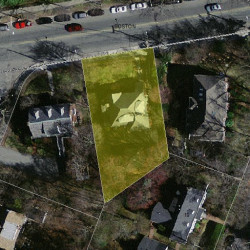 188 Beacon St, Newton, MA 02459 aerial view