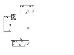 459 California St, Newton, MA 02460 floor plan