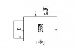 287 Waltham St, Newton, MA 02465 floor plan