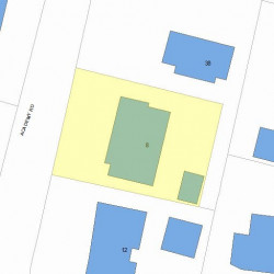 8 Academy Rd, Newton, MA 02458 plot plan