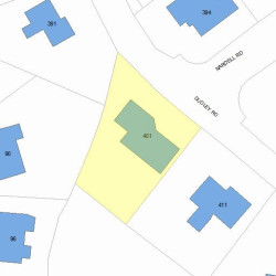 401 Dudley Rd, Newton, MA 02459 plot plan