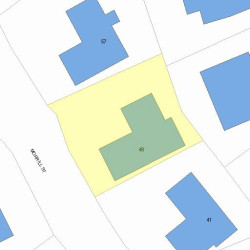 49 Morrill St, Newton, MA 02465 plot plan