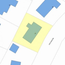 27 Coolidge Rd, Newton, MA 02459 plot plan