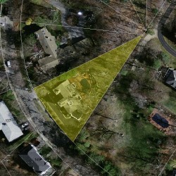 144 Baldpate Hill Rd, Newton, MA 02459 aerial view