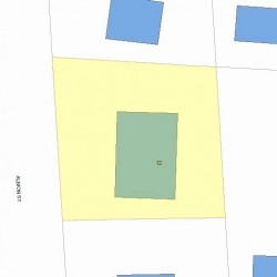 12 Albion St, Newton, MA 02459 plot plan