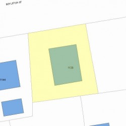 1138 Boylston St, Newton, MA 02464 plot plan