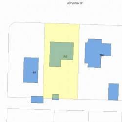 760 Boylston St, Newton, MA 02459 plot plan