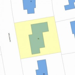 18 Sheldon Rd, Newton, MA 02459 plot plan