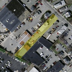 103 Adams St, Newton, MA 02460 aerial view