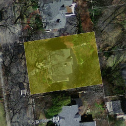 70 Greylock Rd, Newton, MA 02465 aerial view