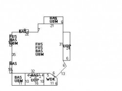 536 Walnut St, Newton, MA 02460 floor plan