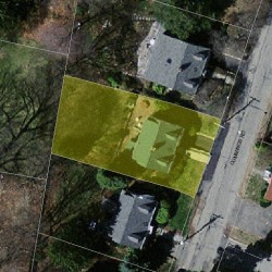 15 Cummings Rd, Newton, MA 02459 aerial view