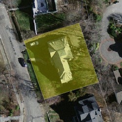 14 Chamberlain Rd, Newton, MA 02458 aerial view