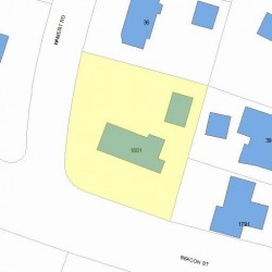 1801 Beacon St, Newton, MA 02459 plot plan