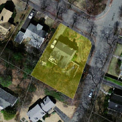 51 Holman Rd, Newton, MA 02466 aerial view