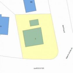 5 Oakwood Ter, Newton, MA 02459 plot plan